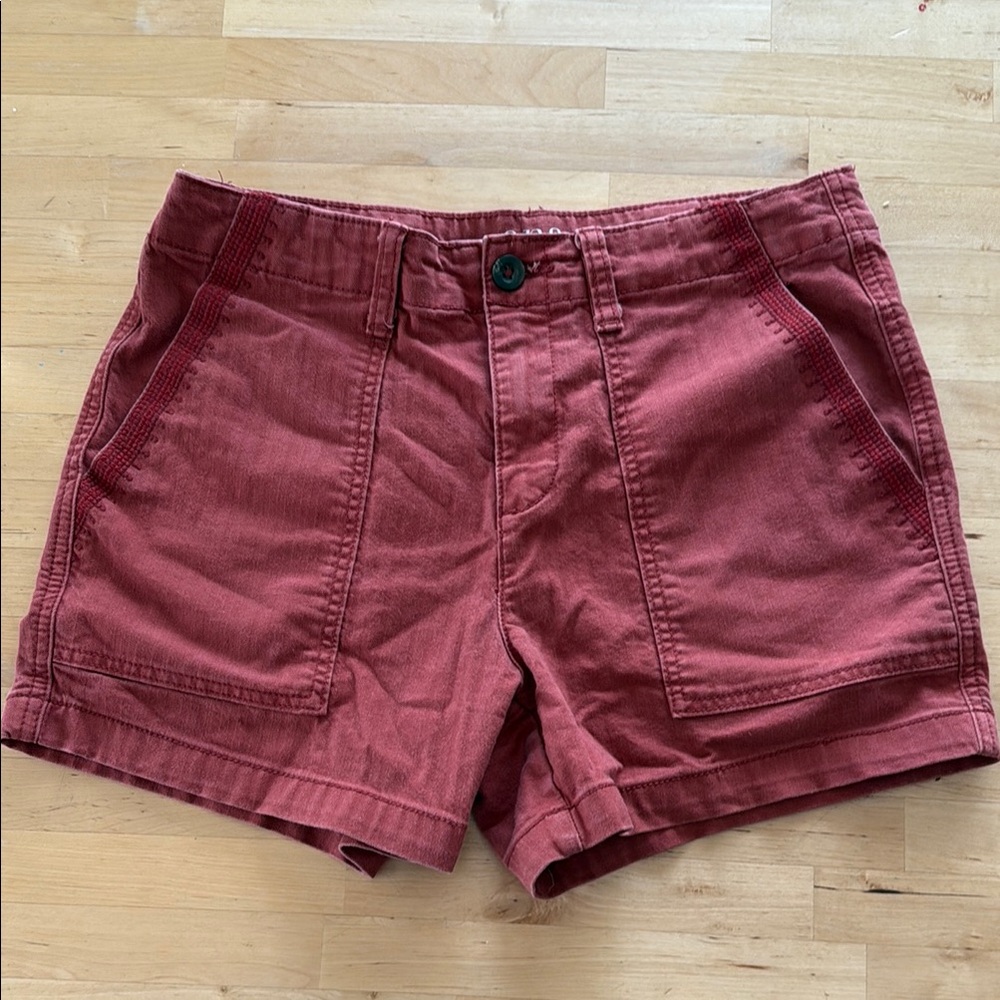 a.n.a Red Cargo Shorts Versatile Cotton Blend